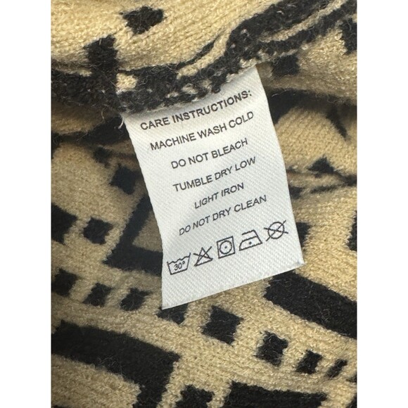 Women’s Beige Knit Sweater Pullover Long Sleeve Zipper Casual Fall Winter Small - Picture 10 of 10